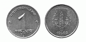 Ein Pfennig 1948-1950 (J.1501)
