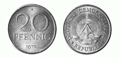 Zwanzig Pfennig 1972-1990 (J.1511b)
