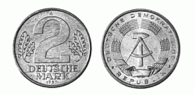 Zwei Deutsche Mark 1957 (J.1515)